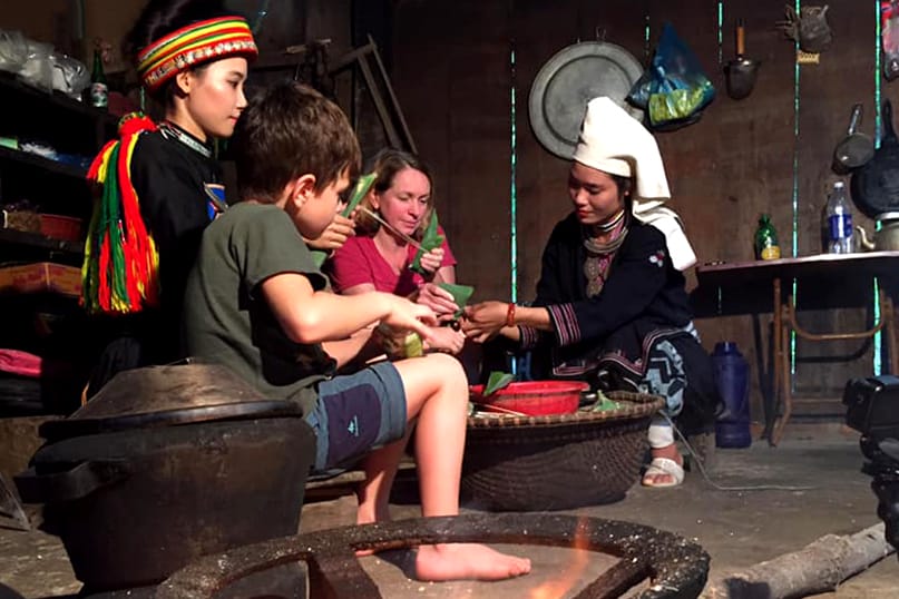 Loger chez habitant Vietnam famille accueil