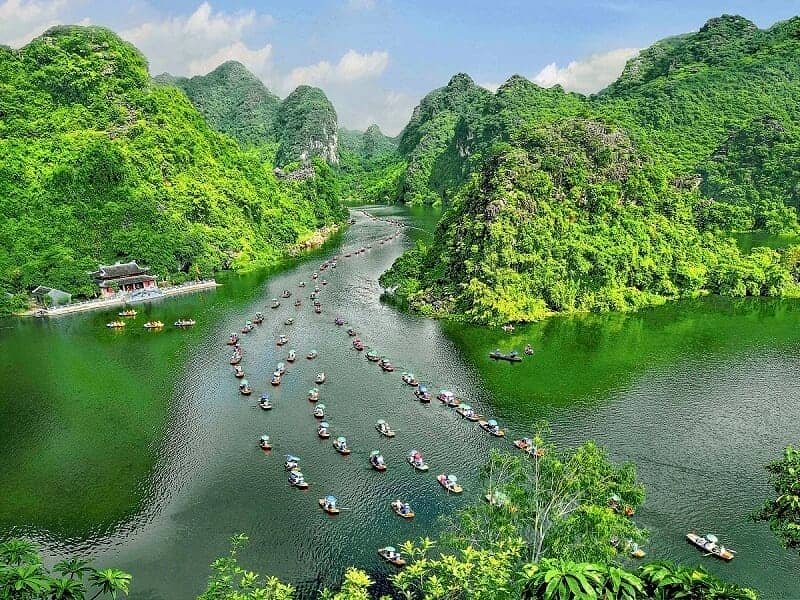 Que voir Trang An et alentours sampan