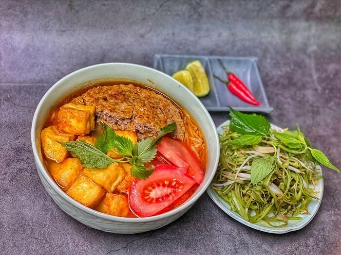 Top 10 plats vietnamiens nouille crabe