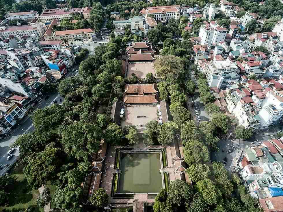 temple litterature Hanoi panorama